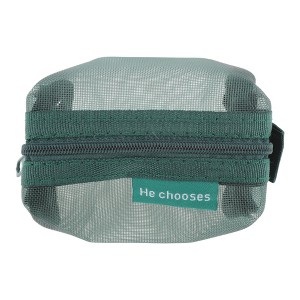 Unique Bargains Lightweight Square Mesh Makeup Bag 1 Pc - 1 of 4