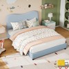 Garvee Modern Bed Frame Upholstered in Soft Boucle Fabric, Sturdy Wooden Slats, No Gap Headboard, Easy Assembly, No Box Spring Needed - 4 of 4