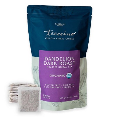 Teeccino Dandelion Dark Roast Herbal Tea