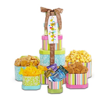 Alder Creek Gift Baskets Thank You Treats Gift Tower