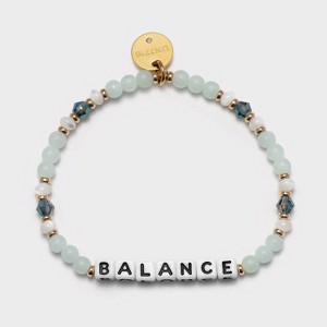 Little Words Project Balance Beaded Bracelet - Green - 1 of 4