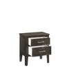 New Classic Furniture,Andover Wood Nightstand with 2 Drawers in Nutmeg - 3 of 4