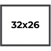 PosterPalooza | Linear Black Picture Frame - UV Acrylic, Backing Board, Hanging Hardware Included - 2 of 4