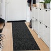 Washable Modern Textured Solid Rug Non Slip Low Pile Rug Soft Contemporary Throw Floor Cover Foldable Indoor Carpet for Living Room Bedroom - 2 of 4