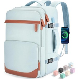 40L Water-Resistant Carry On Backpack, USB Charging Port, Fits 15.6/17.3 Inch Laptop - 1 of 4