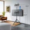 Mount-It! TV Tripod Stand - Portable TV Stands for Flat Screens - Television Tripod Stand for 32-70 Inches Screen - Single Pole TV Stand with 77 Lbs. - 4 of 4