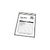 C-Line Shop Ticket Holders Stitched Both Sides Clear 75" 9 x 12 25/BX 46912 - 2 of 3
