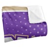 Western Carolina University Logo Dots Silky 50x60 Blanket, 1 Sided - 3 of 4