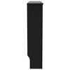 vidaXL Radiator Cover Black 44.1"x7.5"x32.1" MDF - 4 of 4