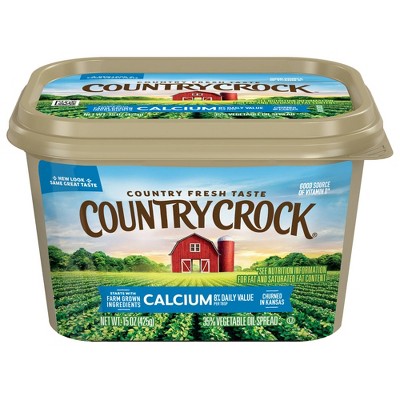 Country Crock Calcium Vegetable Oil Spread Tub - 15oz