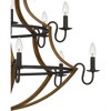 Quoizel Lighting Shire 15 - Light Chandelier in  Rustic Black - 4 of 4