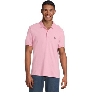 U.S. Polo Assn. Men's Slim Fit Solid Pique Polo With Small Pony Polo Shirt - 1 of 4
