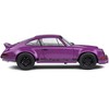 1973 Porsche 911 Rsr Purple With Black Stripes 1/18 Diecast Model