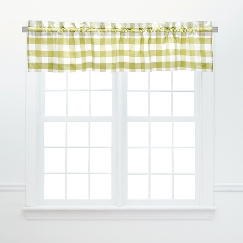 C F Home Franklin Peridot Cotton Valance Window Treatment Set Of 2 Target