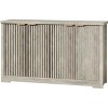 Garvee Fluted 4-Door Buffet Cabinet with Adjustable Shelves, Modern Sideboard Credenza Floor Mount Storage - 2 of 4