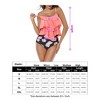 Green Tankini Swimsuit for Women High Waisted Bathing Suit Ruched Bikini Bottom Tummy Control Swimsuit - 4 of 4
