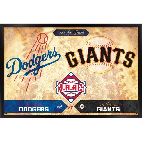 San Francisco Giants Logo MLB Art Canvas with Frame Official MLB 12" x  12"