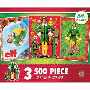 MasterPieces Puzzle Bundle - Elf 3-Pack 500 Piece Jigsaw Puzzles - 1 of 4