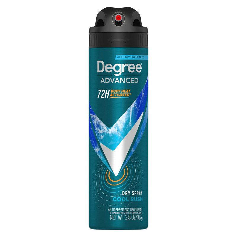 Degree Men Advanced Motionsense Cool Rush 72-Hour Antiperspirant &#38; Deodorant Dry Spray - 3.8oz, 3 of 13