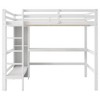 YOOCOZZ Full Size Loft Bed with Multifunction Shelves and Under-bed Desk - 3 of 4