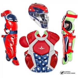 All Star Adult System7 Axis Pro Usa Catchers Set 19H - 1 of 1