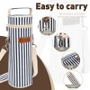 Tirrinia Single Wine Gift Bag, Portable Wine Cooler Bag, Insulated Bottle Carrier Tote, Wine Bag, Wine Lovers Must Haves, Valentine’s Day Gift Idea - 2 of 4