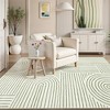 Lahome Abstract Washable Rugs Non Slip Soft Living Room Rugs Ultra-Thin Rainbow Bedroom Rug Non Skid Rug Backing Accent Carpet for Room Office - 2 of 4