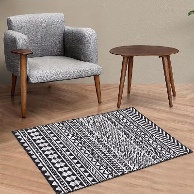 Bedroom Carpet, Indoor Bohemian Style Carpet, Soft Non-Slip, Machine Washable, Bedroom/Office/Living Room/Dining Room Soft Decorative Carpet