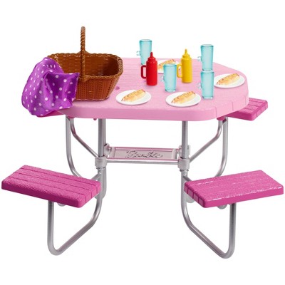 barbie table set