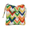 Blazing Needles, 16-inch Spun Polyester Outdoor Square Tufted Chair Cushions (Set of 2) - 2 of 2