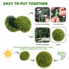Artificial Plant Topiary Ball for Home Office, Garden, Wedding, Porch Decor - 3 of 4