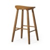 Maven Lane Luna Backless Wooden Bar Height Bar Stool - 2 of 4