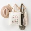 City Creek Prints Christmas Favorites Canvas Tote Bag - 15x16 - Natural - 2 of 2