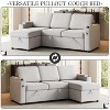 GDFStudio Sheila Multi-Functional 85.8" Fabric Convertible Sofa Bed with Storage - 4 of 4
