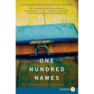 One Hundred Names - Large Print by  Cecelia Ahern (Paperback)