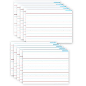 Ashley Productions® Smart Poly® PosterMat Pals™ Space Savers, 13" x 9-1/2", Handwriting 3/4", Pack of 10 - 1 of 2