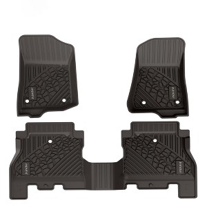 Advent All Weather Floor Mats Compatible with 2020-2023 Jeep Gladiator Vehicles - 1 of 4
