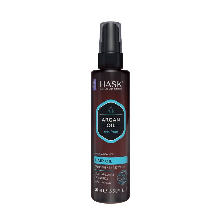 Hask Argan Oil Repairing Shine Hair Oil - 3.3 fl oz, 1 of 8