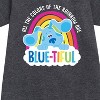 - Blue's Clues & You! - All The Colors Of The Rainbow Are Beautiful Graphic Short Sleeve Fleece Dress - 2 of 3