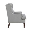 Upholstery Nailhead Trim Accent Chair with Foam Cushion, Attached Cushions and Removable Cover - 3 of 4