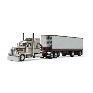 First Gear DCP 1/64 Kenworth W900L 60in Aerodyne Sleeper Cab with 40ft Vintage Trailer, Red's Favorites #1: Jason Sanders 69-2091 - 1 of 1