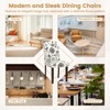 Tangkula Wooden Dining Chair Set of 2 w/Rubber Wood Legs Padded Seat S Springs High  Back - 4 of 4