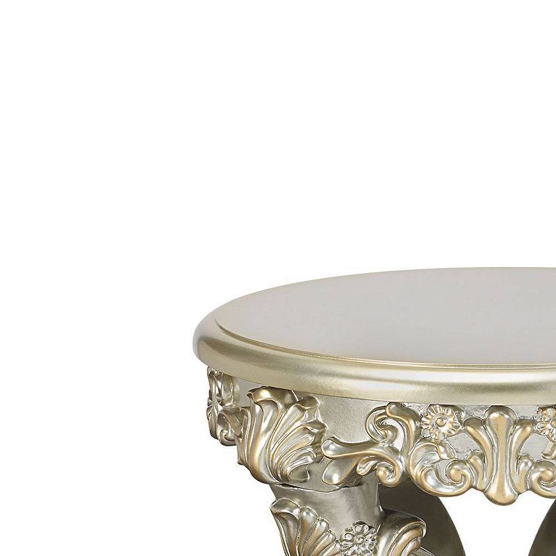 28&#34; Sorina Accent Table Antique Gold Finish - Acme Furniture, 3 of 10