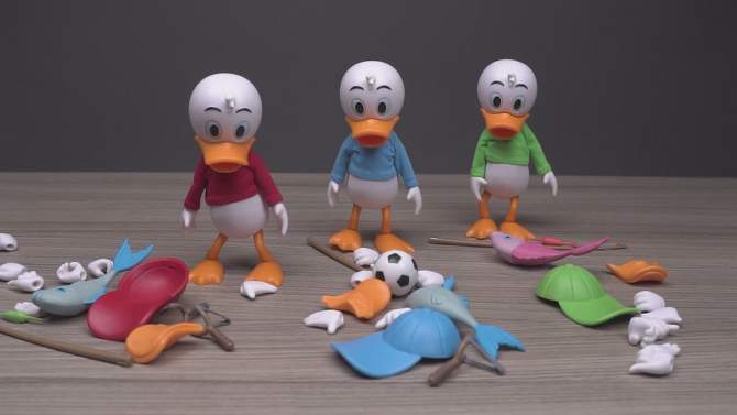 Disney Ducktales Huey Dewey Louie (Dynamic 8ction Hero), 2 of 6, play video