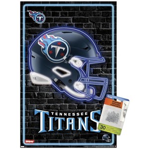 Trends International NFL Tennessee Titans - Neon Helmet 23 Unframed Wall Poster Prints - 1 of 4