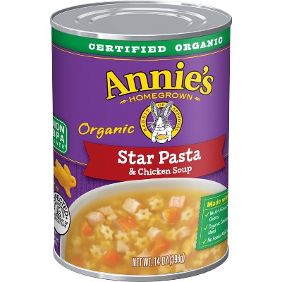 Annie's Organic Star Pasta and Chicken Soup - 14oz