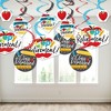 Big Dot of Happiness Teacher Retirement - Happy Retirement Party Hanging Decor - Party Decoration Swirls - Set of 40 - 3 of 4