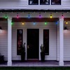 BrightLux 18ct LED 36ft Color Flow Solar Indoor Outdoor Filament String Lights Multicolor Bulbs with Black Wire - 3 of 4