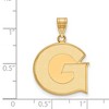 Black Bow Jewelry 14k Yellow Gold Georgetown Hoyas NCAA Large Pendant - 2 of 3