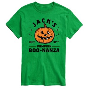 Men's - Instant Message - Jacks Pumpkin Boonanza Short Sleeve Graphic T-Shirt - 1 of 4